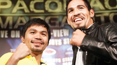 Manny Pacquiao and Antonio Margarito